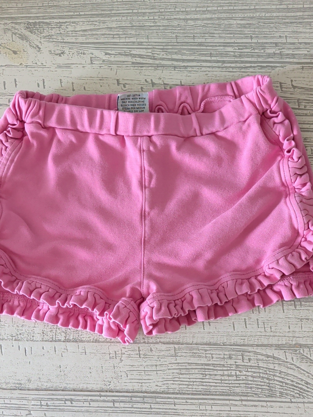Pink Luigi Kids Ruffle Shorts